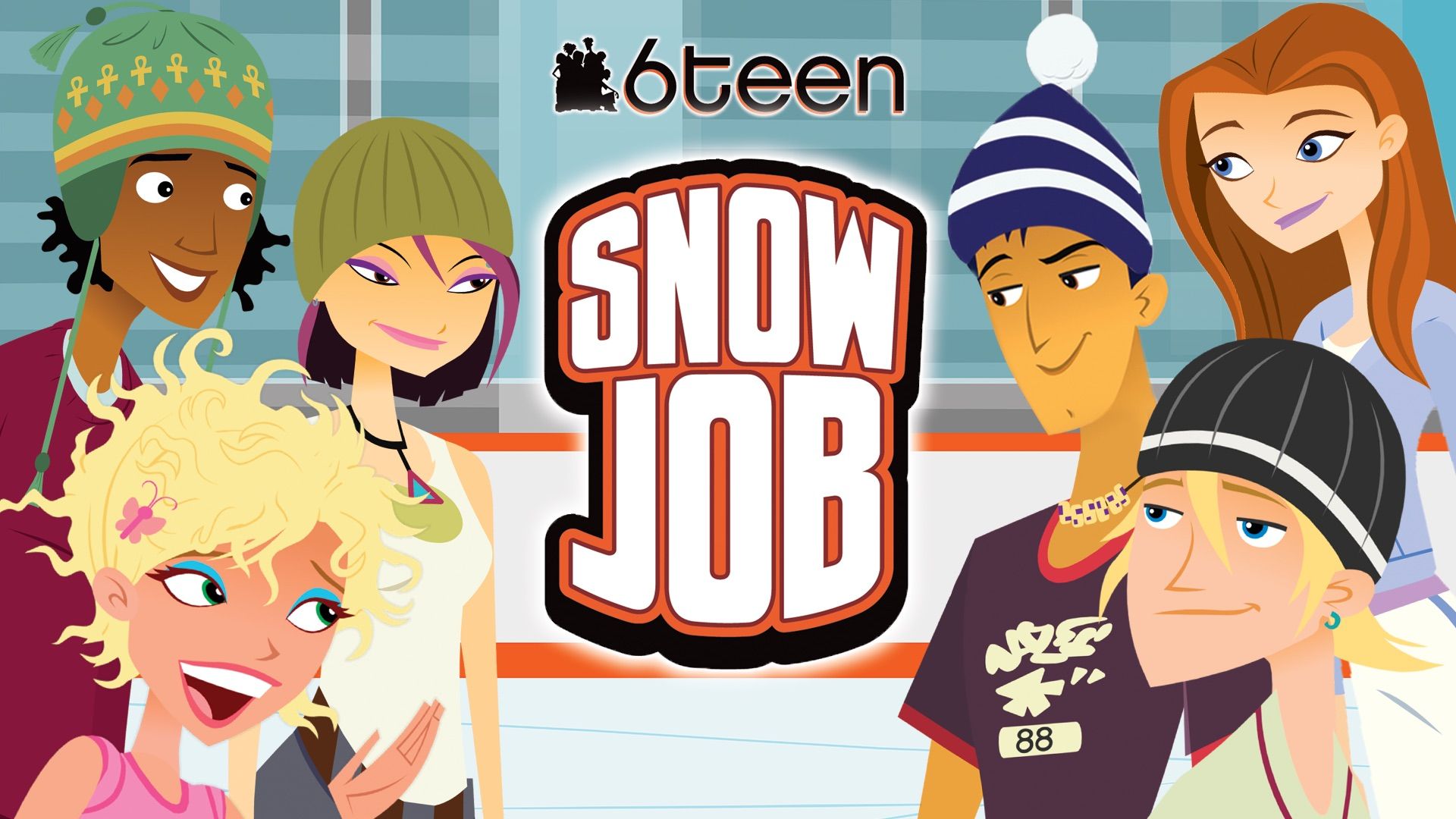 6Teen: Snow Job Backdrop