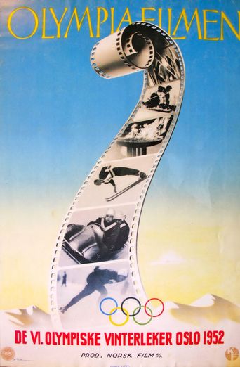  The VI Olympic Winter Games, Oslo 1952 Poster