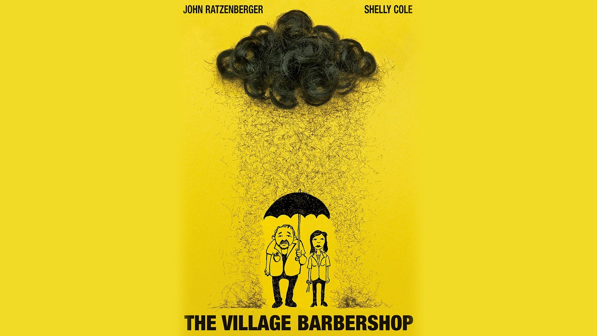 The Village Barbershop Backdrop