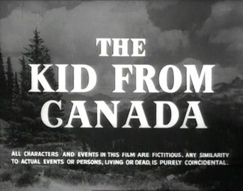  The Kid from Canada Poster