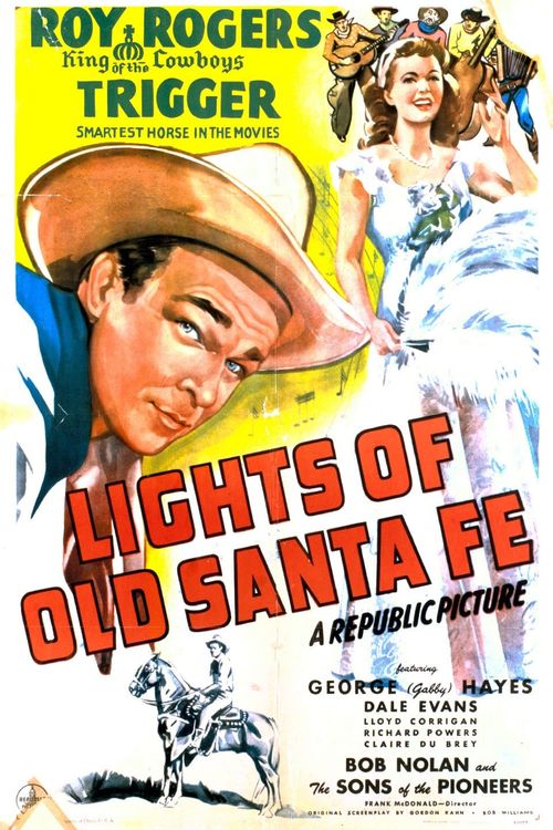 Lights of Old Santa Fe Poster