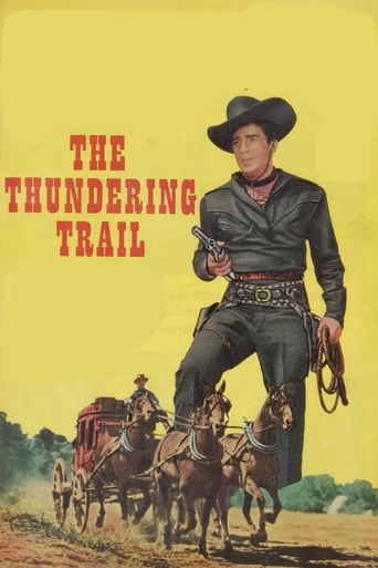  The Thundering Trail Poster