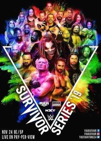  WWE Survivor Series 2019 Poster