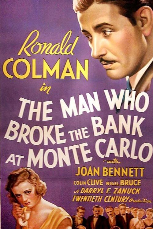 The Man Who Broke the Bank at Monte Carlo Poster