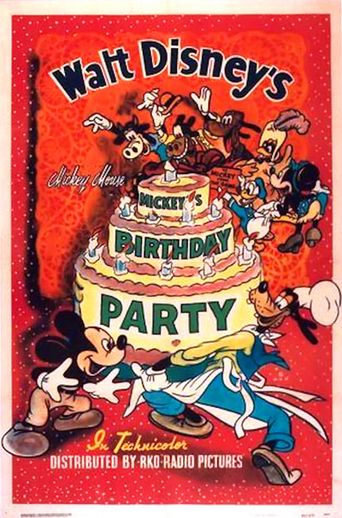  Mickey's Birthday Party Poster