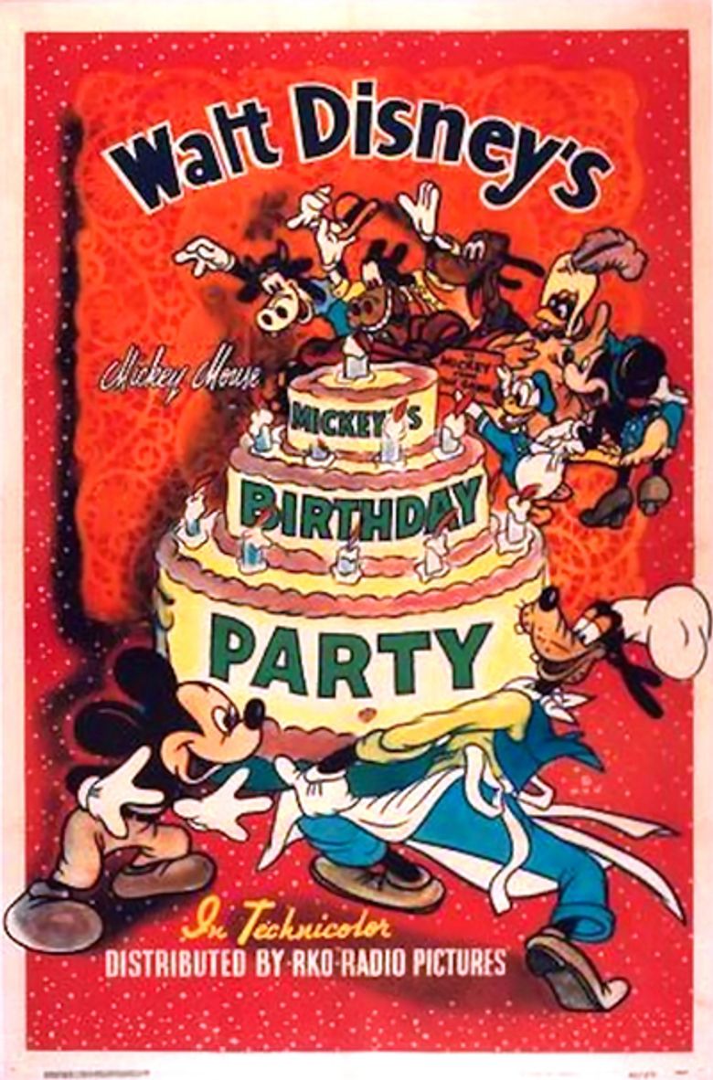 Mickey's Birthday Party Poster