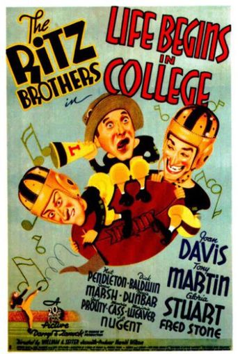  Life Begins in College Poster