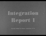  Integration Report 1 Poster