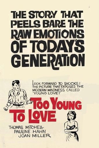  Too Young to Love Poster