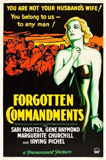 Forgotten Commandments Poster
