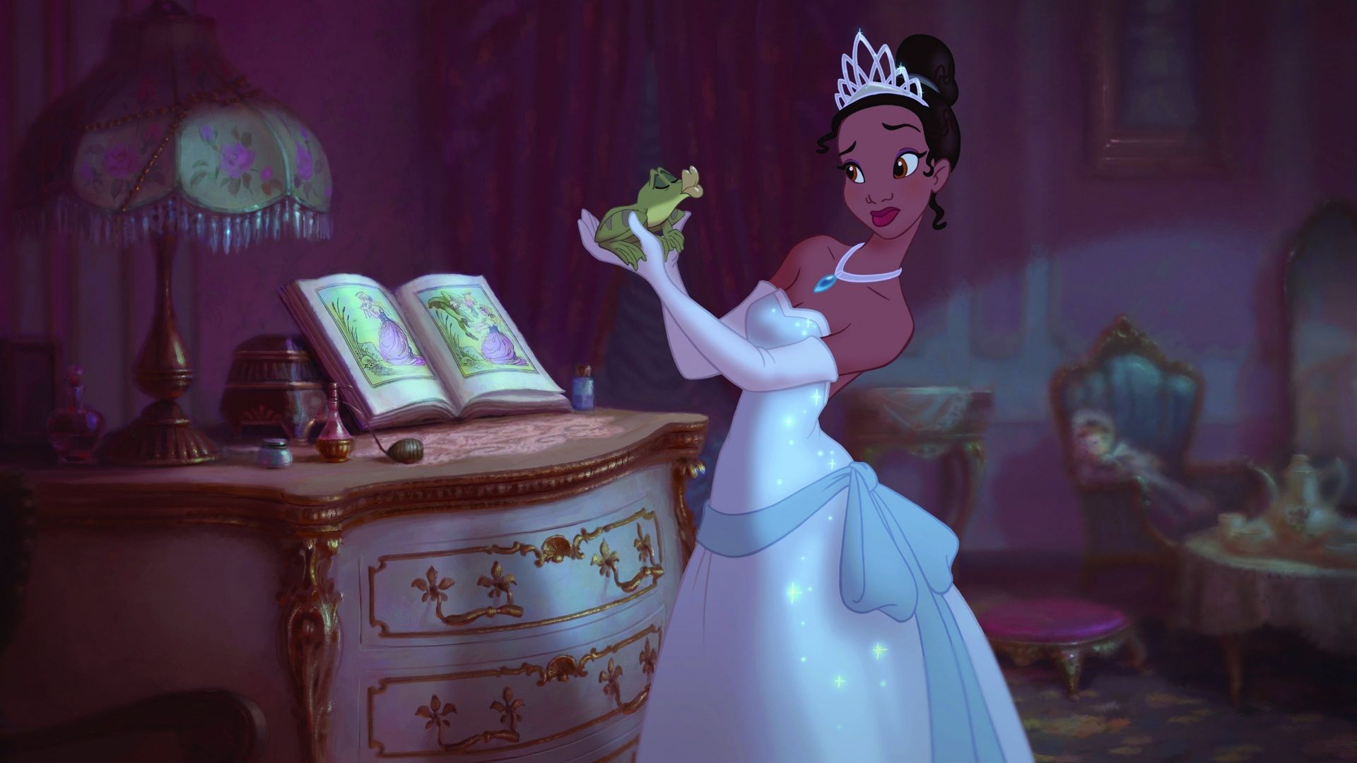 The Princess and the Frog Backdrop
