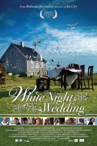  White Night Wedding Poster