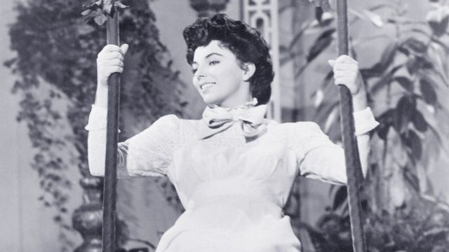 The Girl in the Red Velvet Swing Backdrop