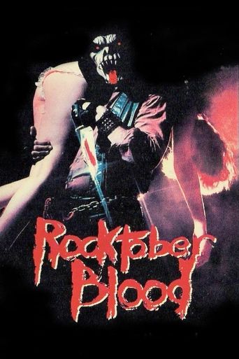 Rocktober Blood Poster