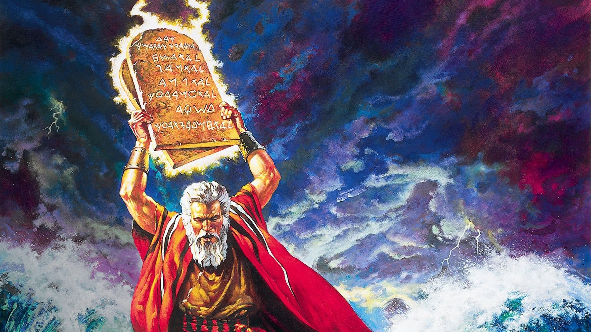 The Ten Commandments Backdrop