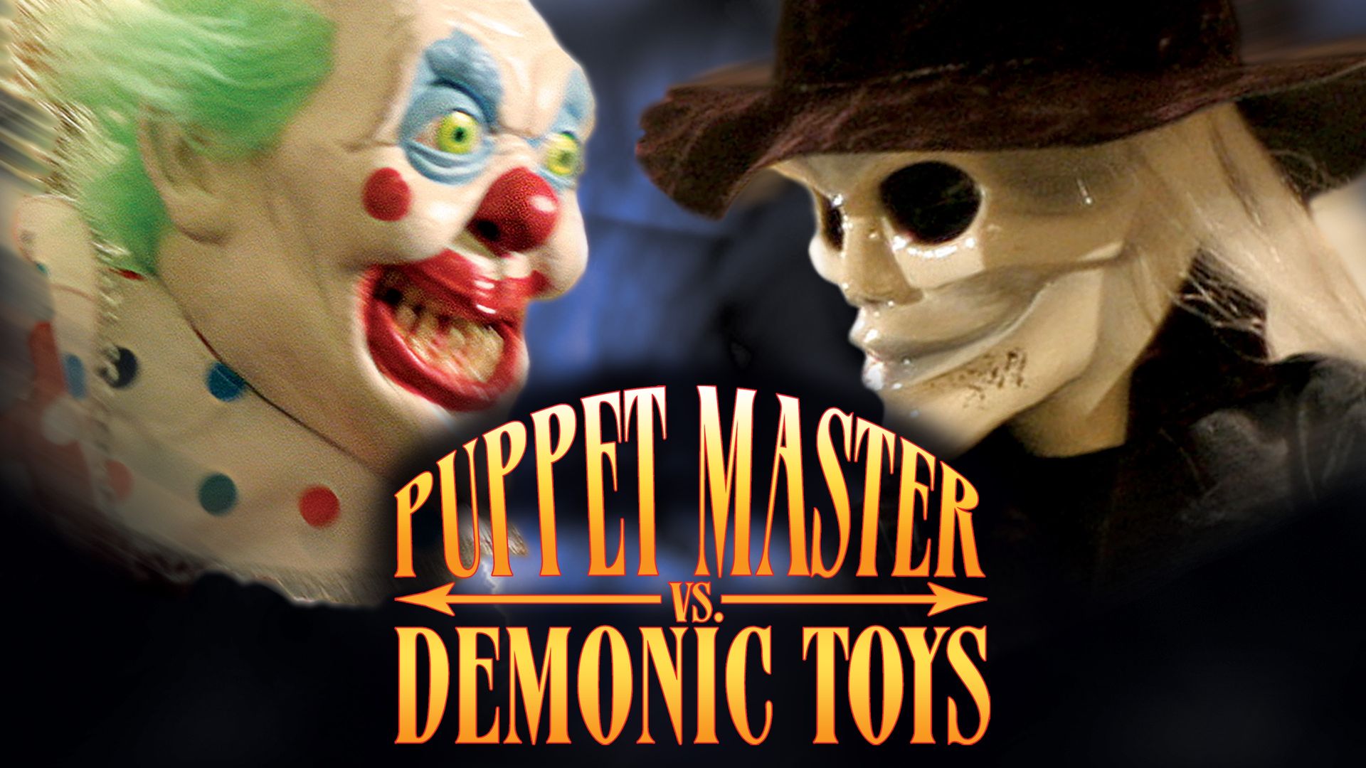 Puppet Master vs Demonic Toys Backdrop