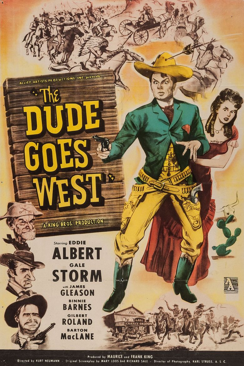 The Dude Goes West Poster