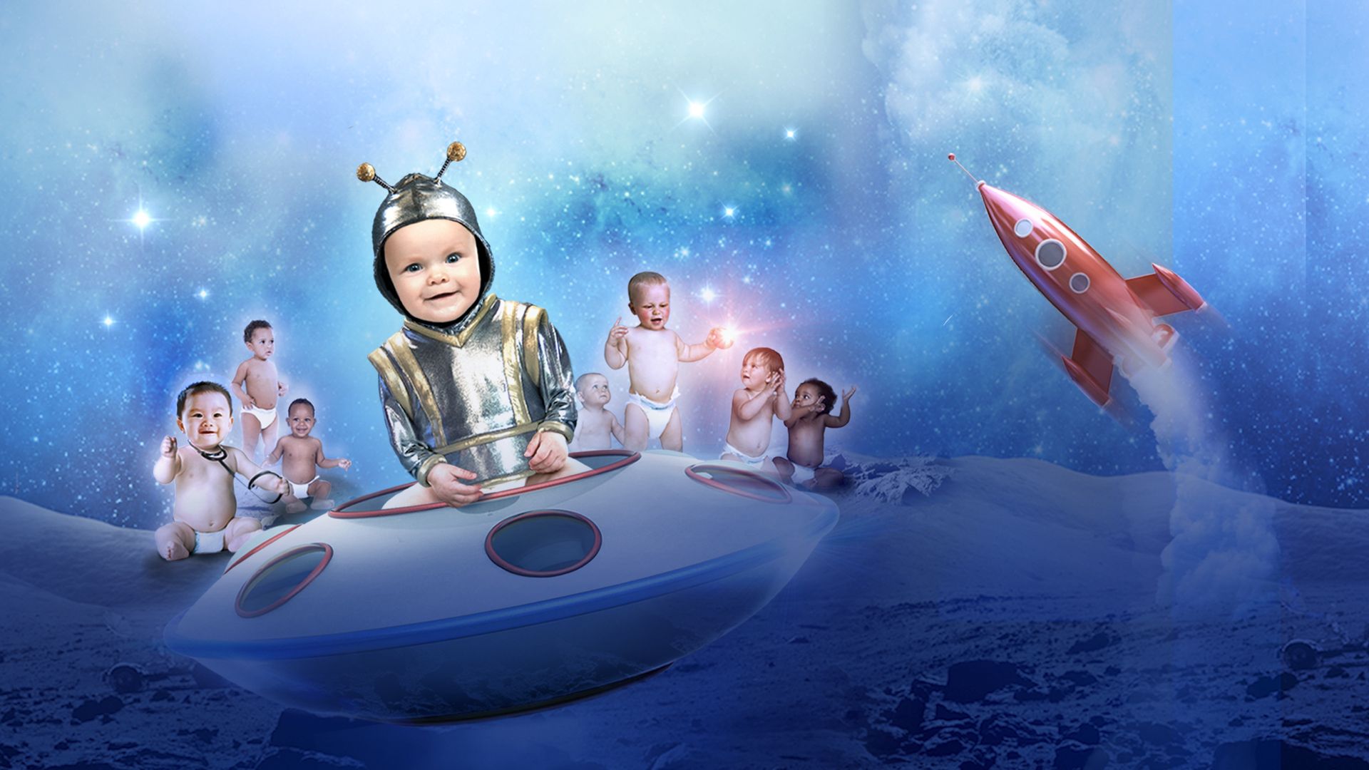 Baby Geniuses and the Space Baby Backdrop