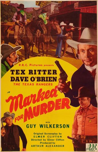  Marked for Murder Poster