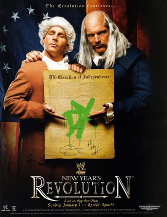  WWE New Year's Revolution 2007 Poster