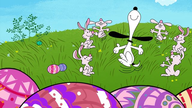 It's the Easter Beagle, Charlie Brown! Backdrop
