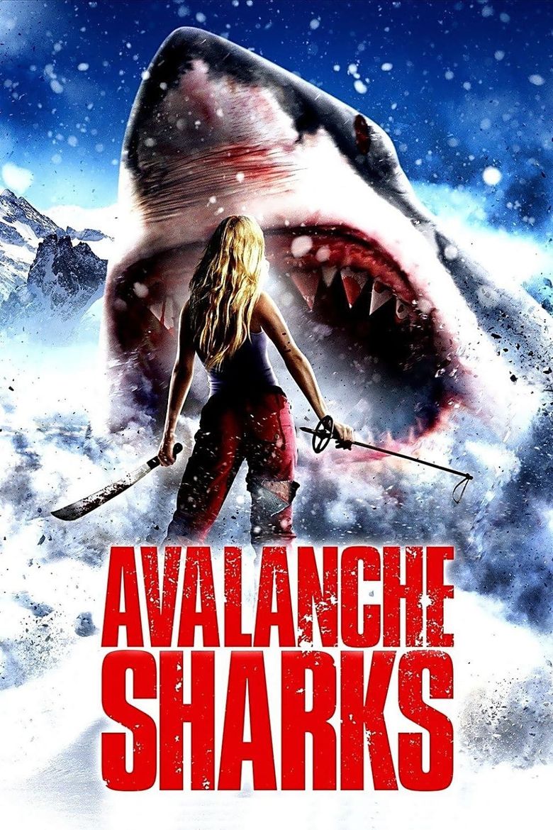 Avalanche Sharks Poster
