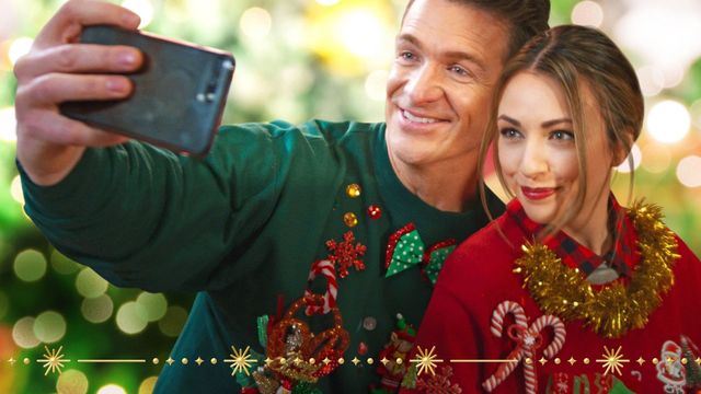 A Crafty Christmas Romance Backdrop