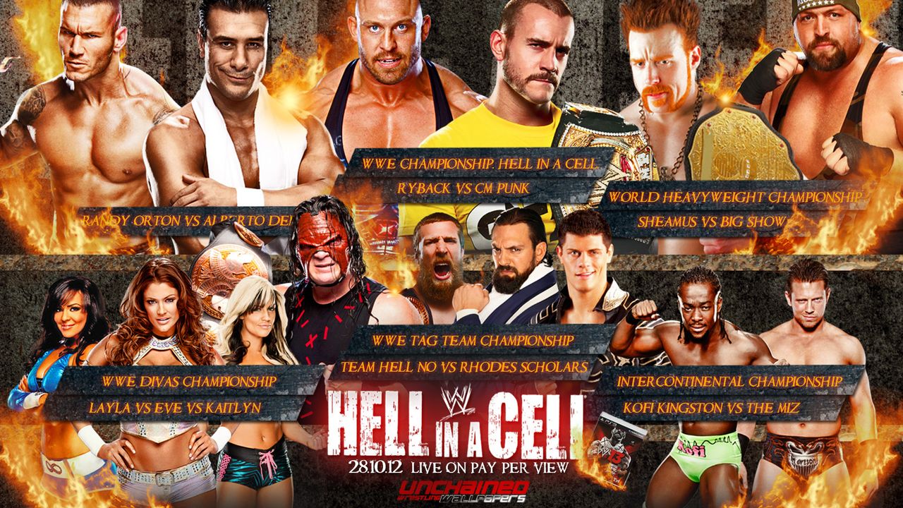 WWE Hell In A Cell 2012 Backdrop