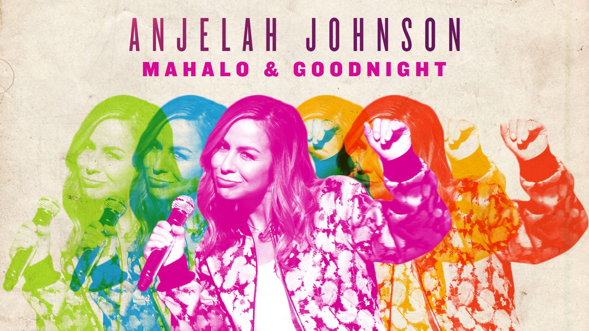 Anjelah Johnson: Mahalo & Good Night Backdrop
