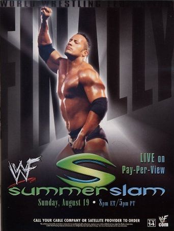  WWE SummerSlam 2001 Poster