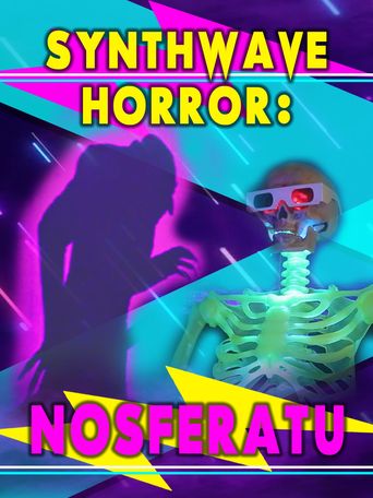 Synthwave Horror: Nosferatu Poster