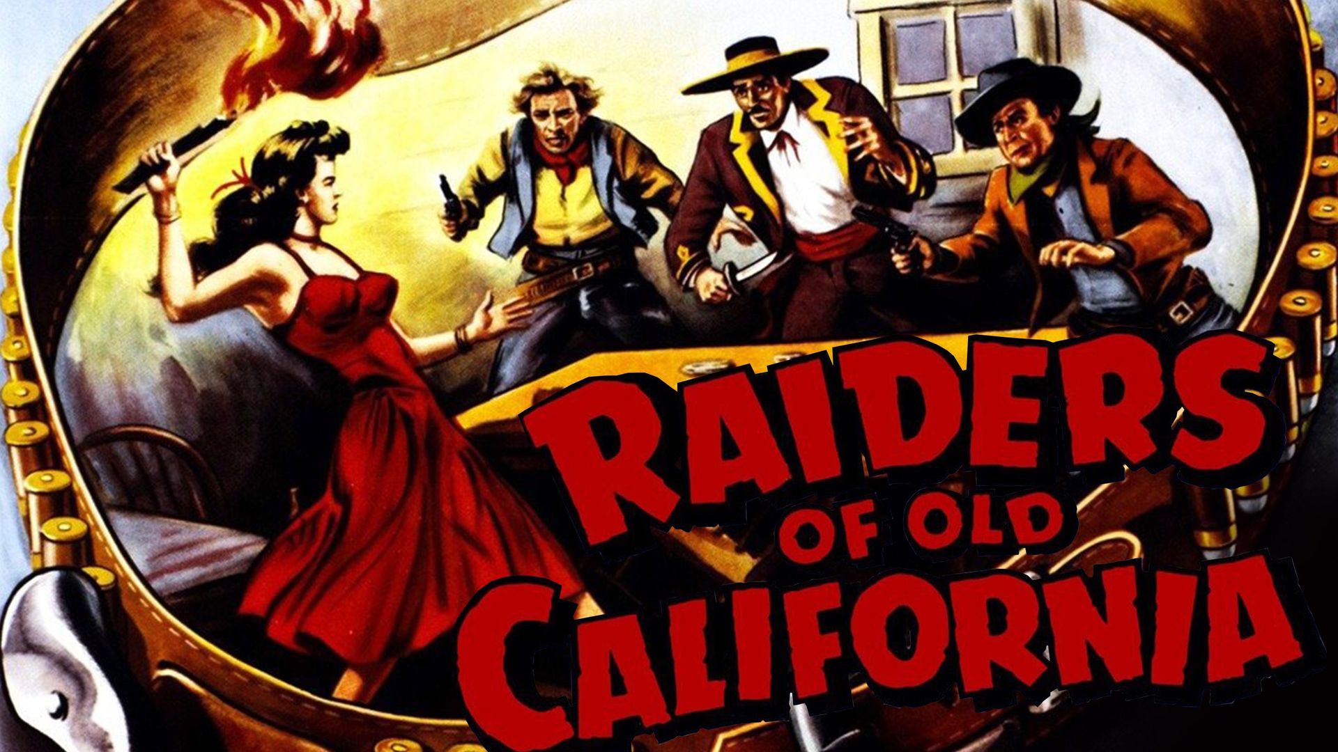 Raiders of Old California Backdrop