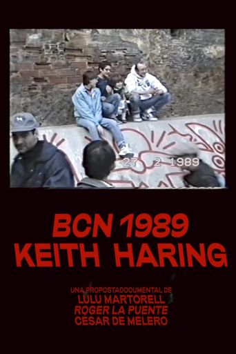 Keith Haring 1989 Barcelona Poster