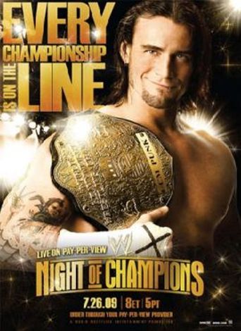  WWE Night of Champions 2009 Poster