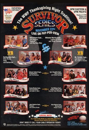  WWE Survivor Series 1990 Poster