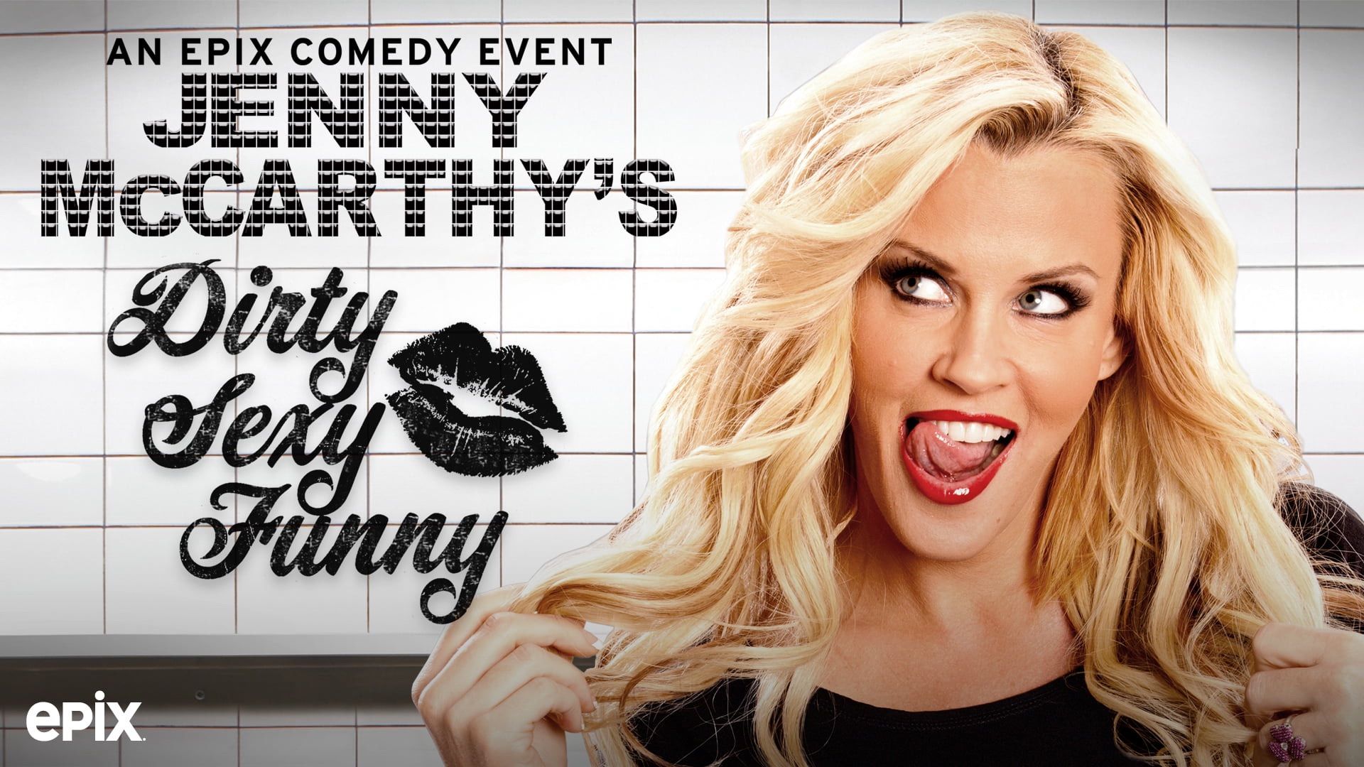 Jenny McCarthy's Dirty Sexy Funny Backdrop