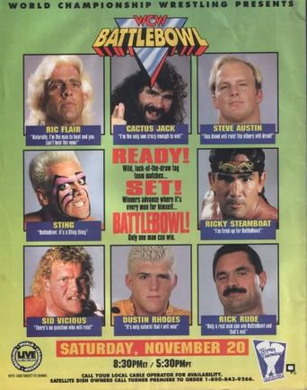  WCW Battle Bowl Poster