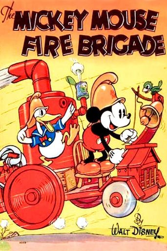  Mickey's Fire Brigade Poster