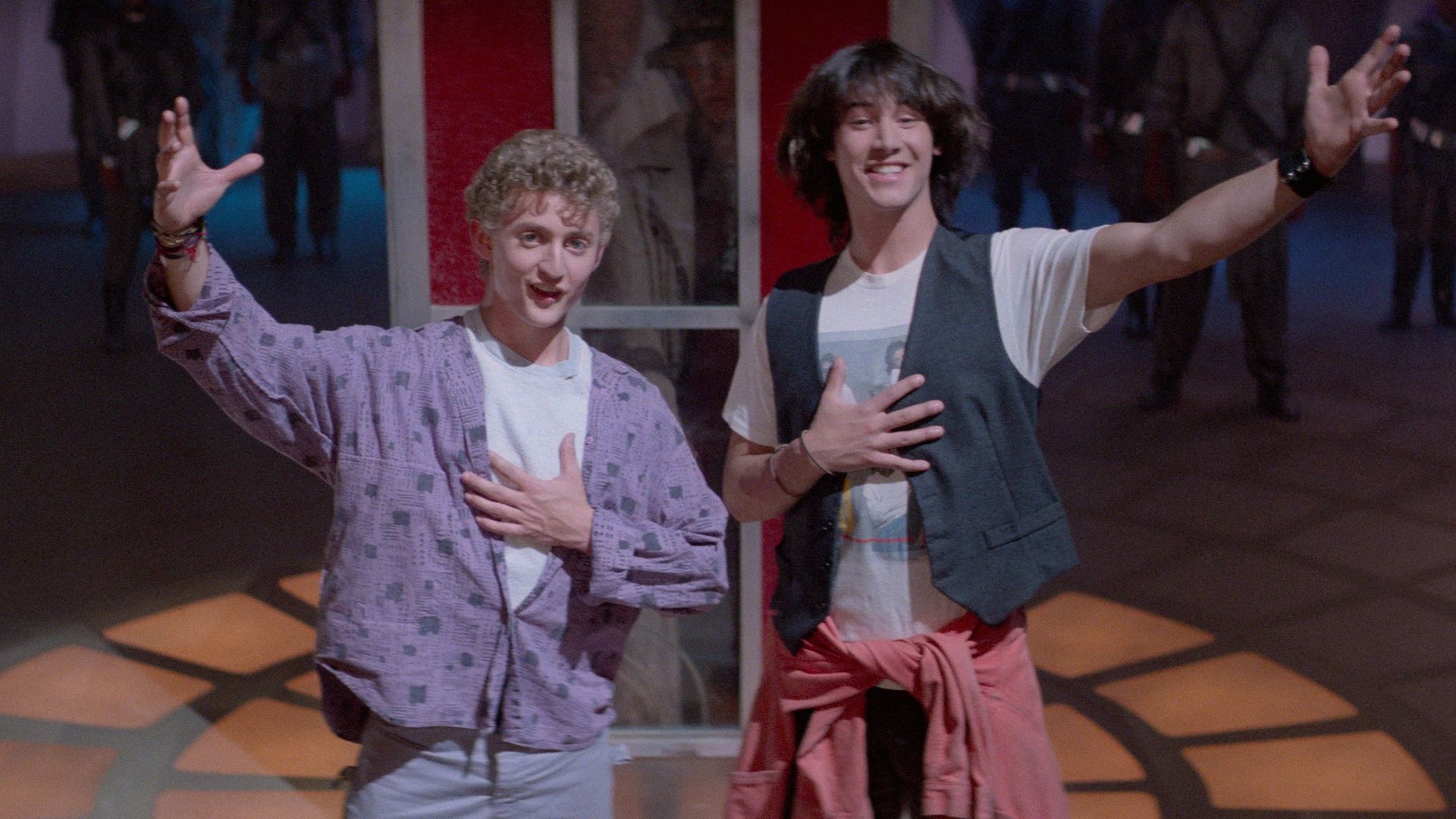 Bill & Ted's Excellent Adventure Backdrop