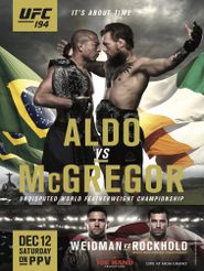  UFC 194: Aldo vs. McGregor Poster