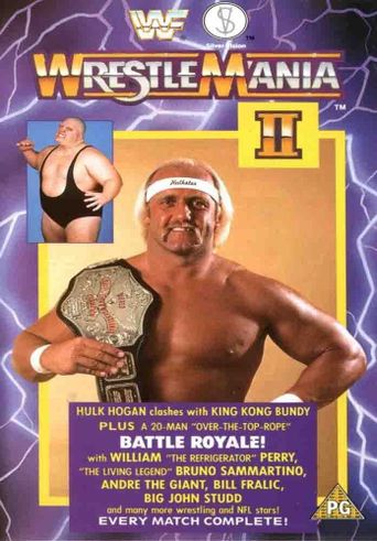  WWE WrestleMania II Poster