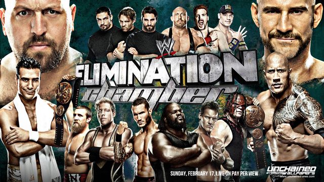 WWE Elimination Chamber 2013 Backdrop