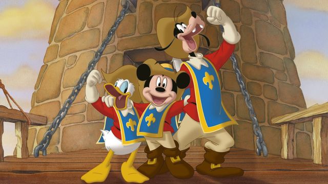 Mickey, Donald, Goofy: The Three Musketeers Backdrop