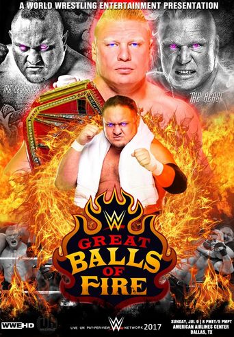  WWE Great Balls of Fire 2017 Poster