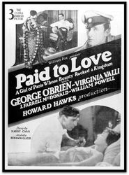  Paid to Love Poster