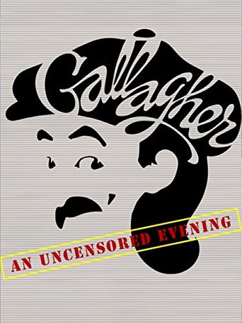  Gallagher: An Uncensored Evening Poster