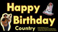  Happy Birthday Country - Happy Birthday To You! Funny Video Birthday Card With Music Poster