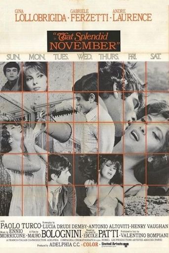 That Splendid November Poster