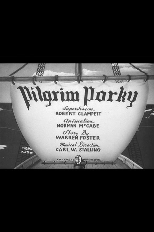 Pilgrim Porky Poster