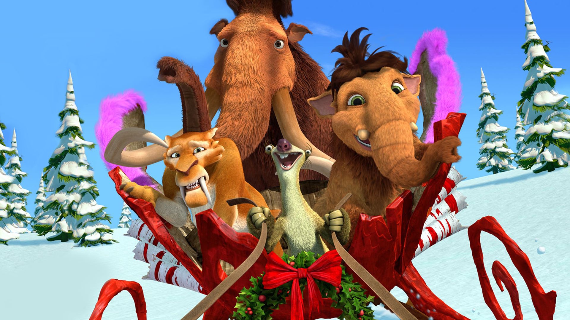 Ice Age: A Mammoth Christmas Backdrop